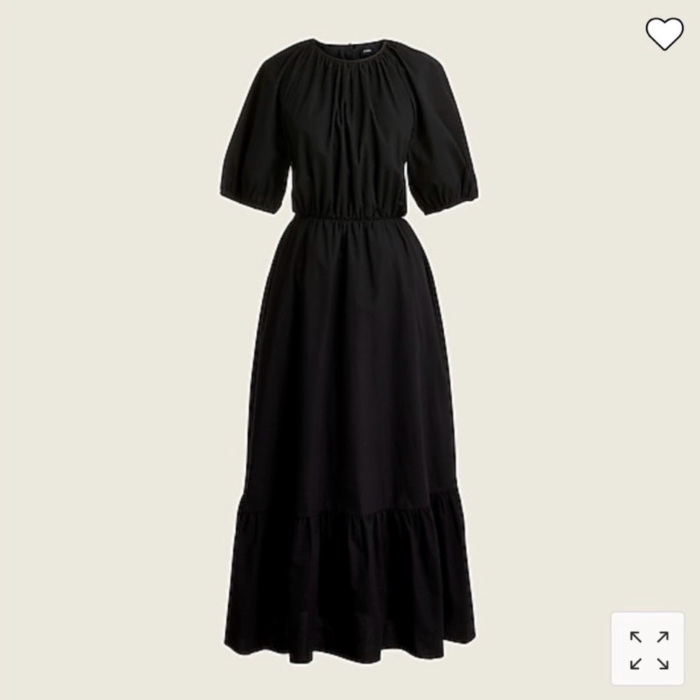 J.Crew Side-cutout Cotton Poplin Dress